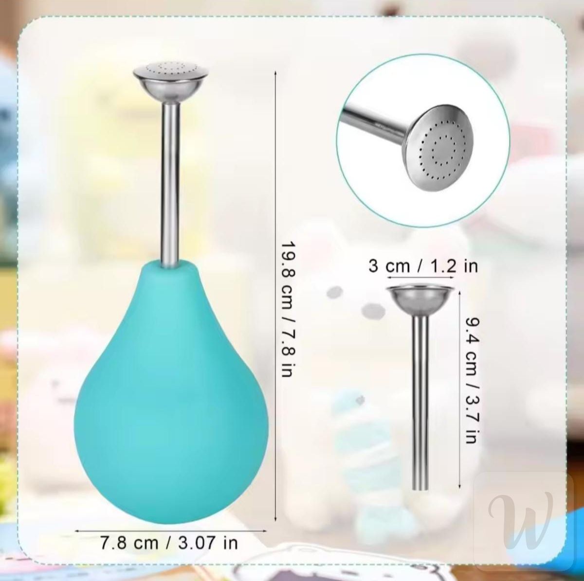 Wet Felting Water-Sprinkler Bulb / Ball Brauser / Felting Pear / Ball Brause / Spray Tool / Shower Tool