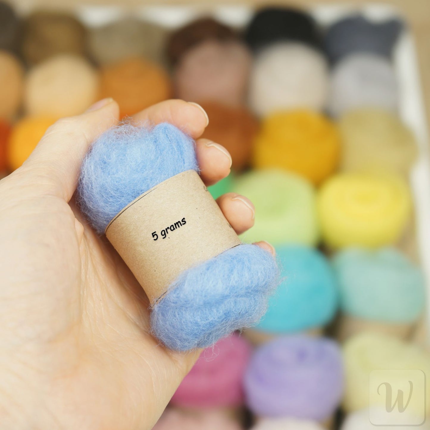 30 Vibrant Colors Felting Wool Set – Maori Wool for Needle & Wet Felting - perfect for beginners and pros, DHG