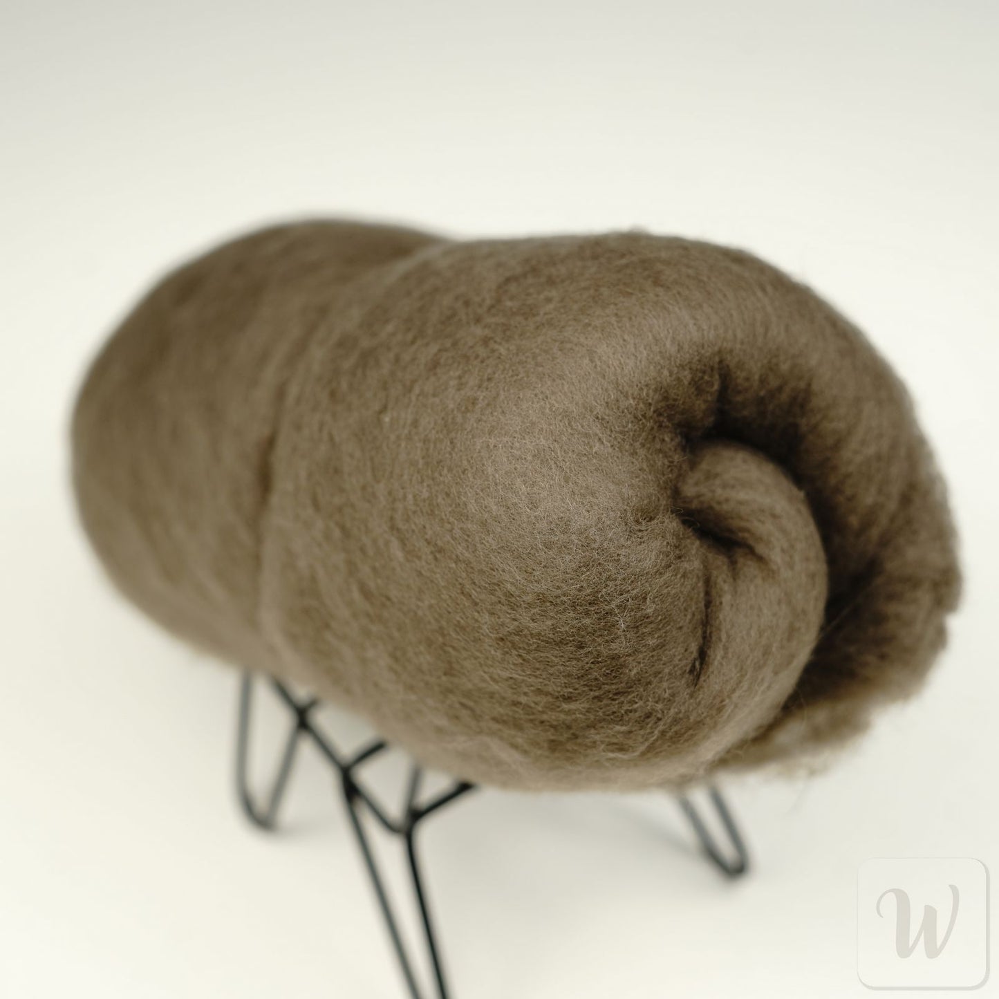 Extra Fine Carded Merino Wool / Beaver / Super Soft Felting Wool / 50g / 19 microns / Perfect for Delicate and Detailed felting / DHG