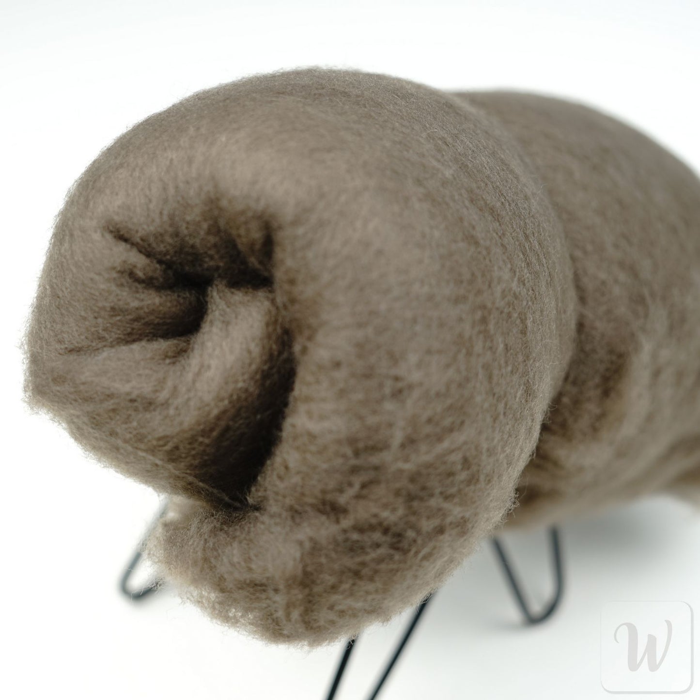 Extra Fine Carded Merino Wool / Beaver / Super Soft Felting Wool / 50g / 19 microns / Perfect for Delicate and Detailed felting / DHG