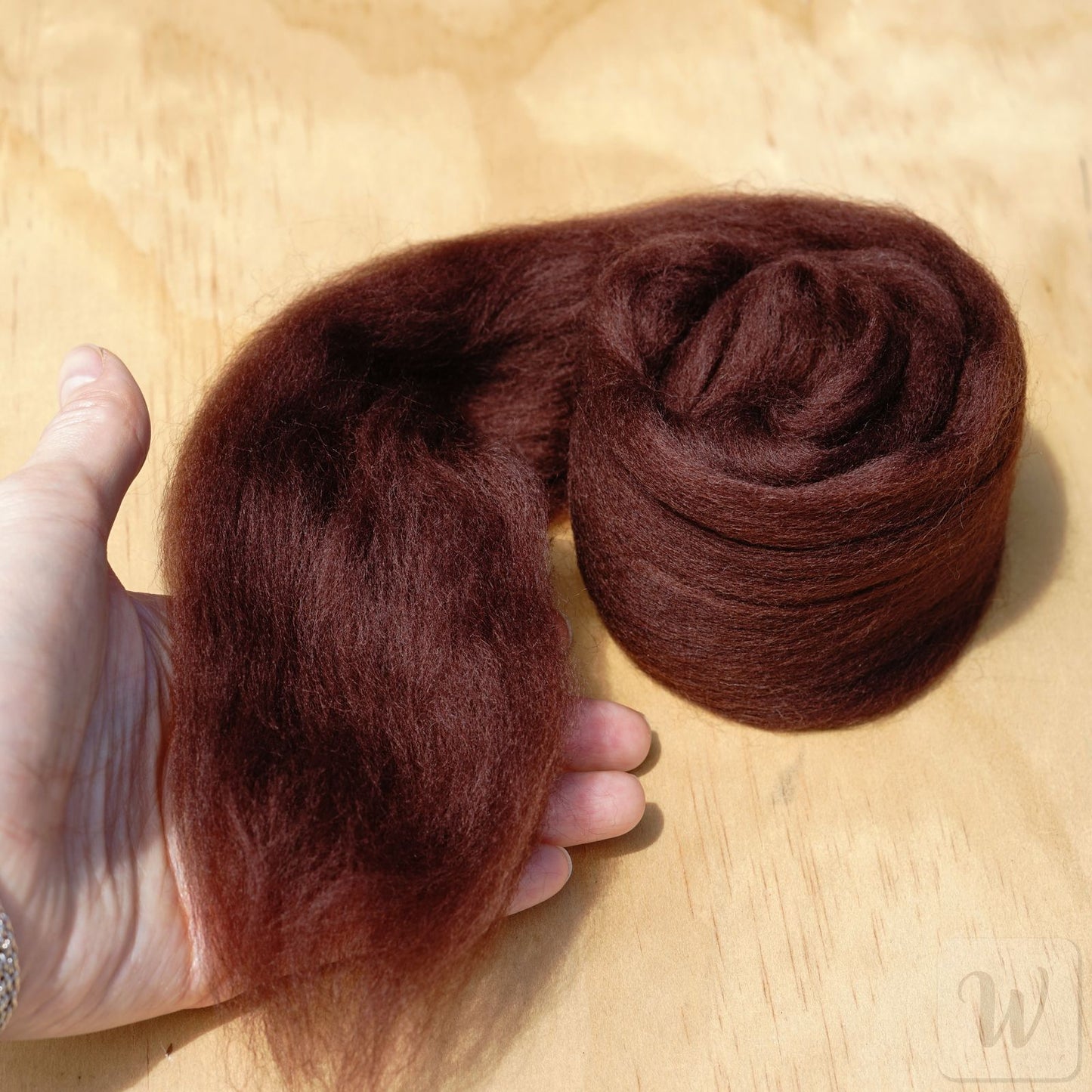 Corriedale Wool Tops Set 6 Colours - Fall Mix / bright and soft wool for needle and wet felting and spinning / 27 microns / long staple / DHG