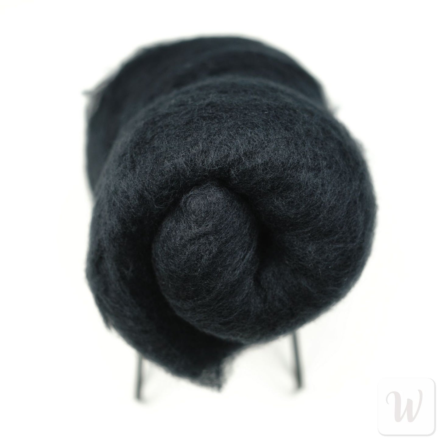 Extra Fine Carded Merino Wool / Dark / Super Soft Felting Wool / 50g / 19 microns / Perfect for Delicate and Detailed felting / DHG