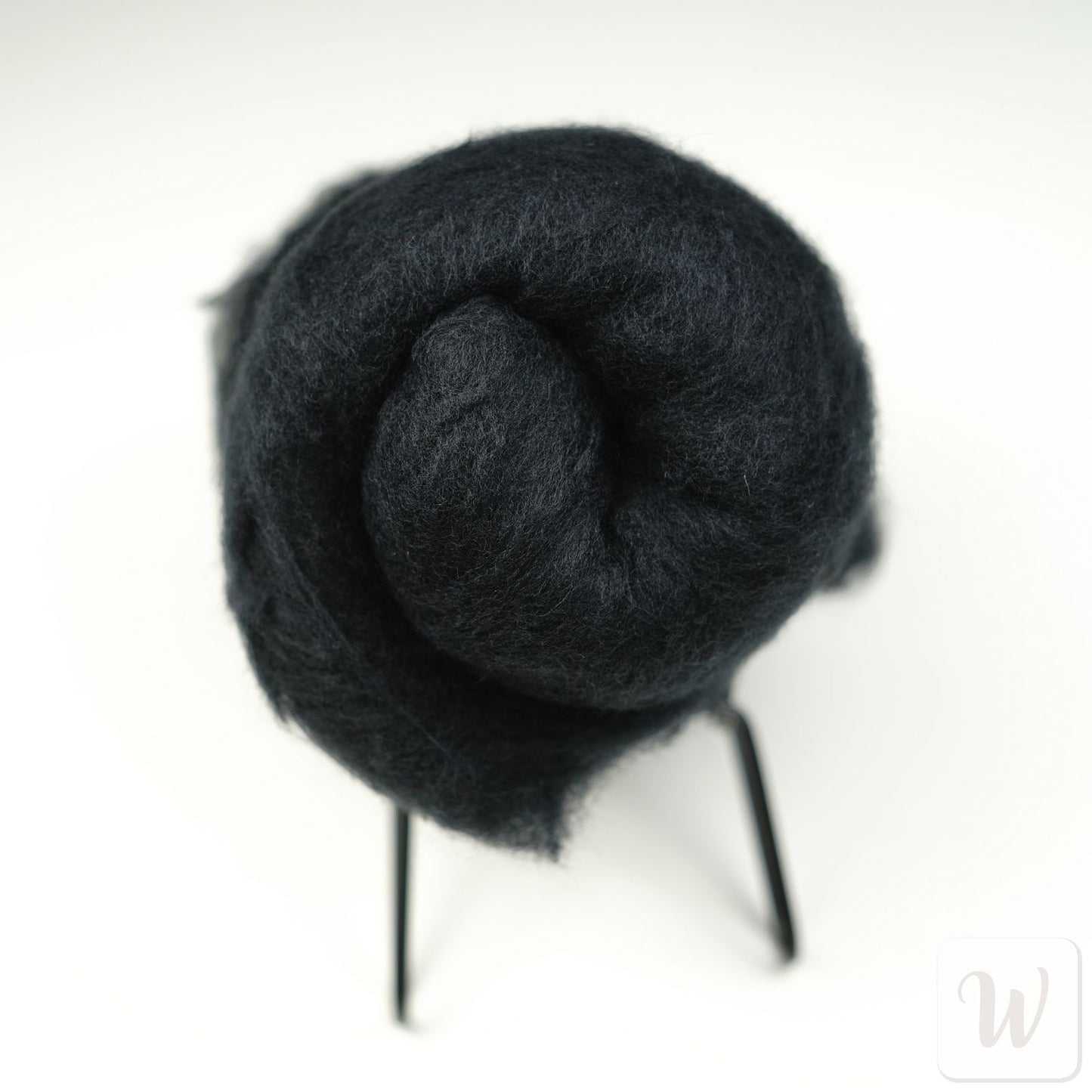 Extra Fine Carded Merino Wool / Dark / Super Soft Felting Wool / 50g / 19 microns / Perfect for Delicate and Detailed felting / DHG
