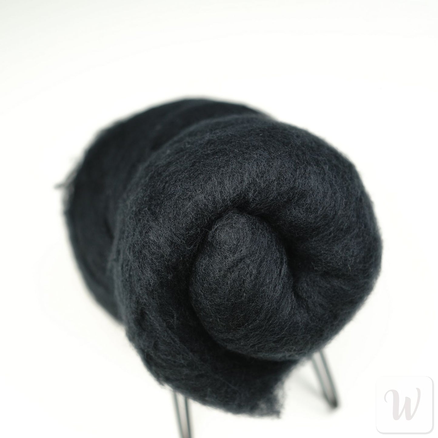 Extra Fine Carded Merino Wool / Dark / Super Soft Felting Wool / 50g / 19 microns / Perfect for Delicate and Detailed felting / DHG