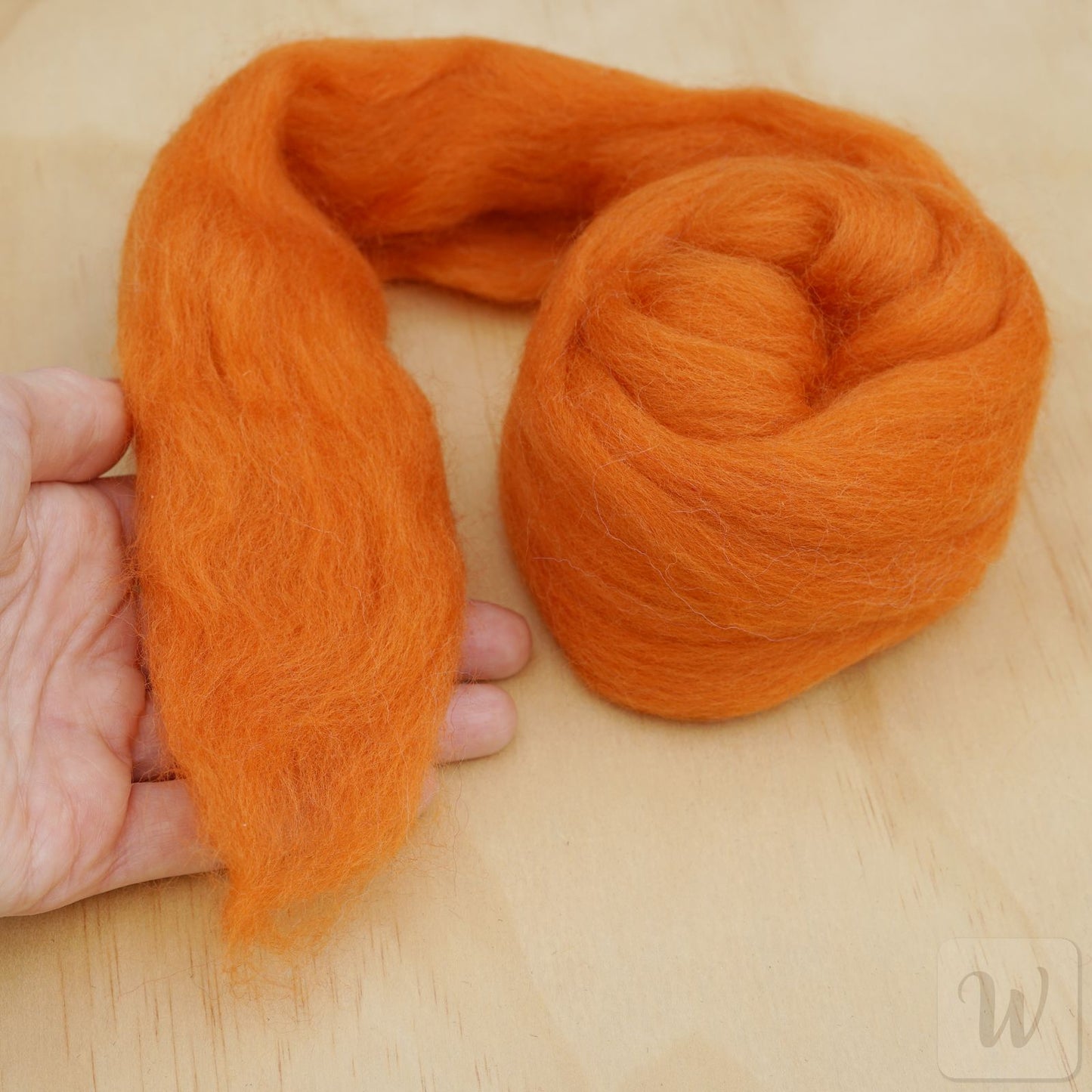 Corriedale Wool Tops Set 6 Colours - Fall Mix / bright and soft wool for needle and wet felting and spinning / 27 microns / long staple / DHG