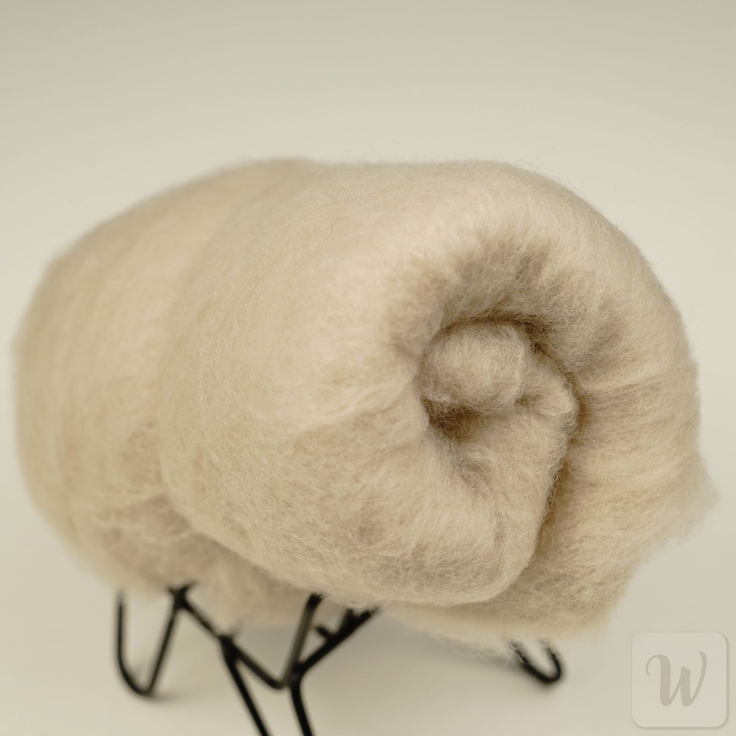 Extra Fine Carded Merino Wool / Sand / Super Soft Felting Wool / 50g / 19 microns / Perfect for Delicate and Detailed felting / DHG